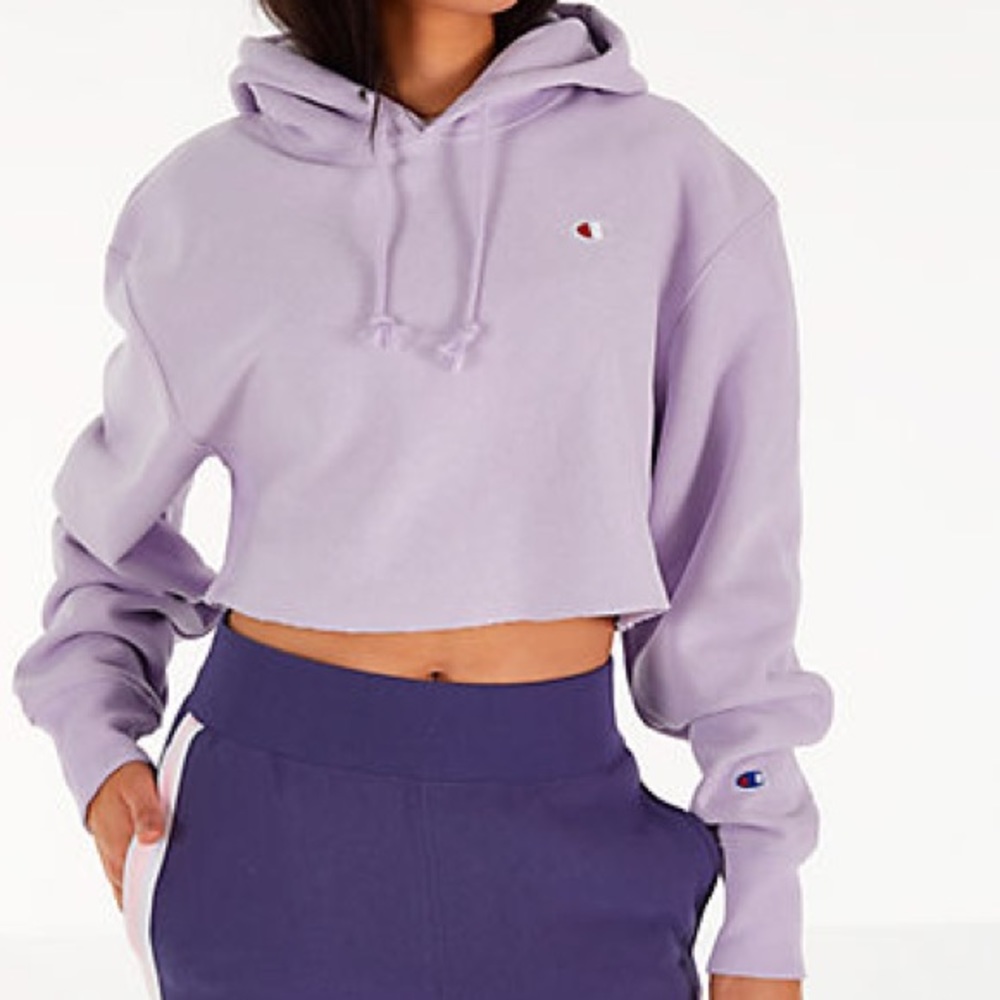 NWT champion crop hoodie